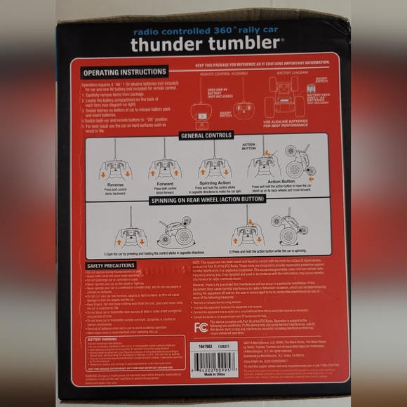 Thunder Tumbler radio controlled 360 rally car  The Black series - Picture 2 of 8